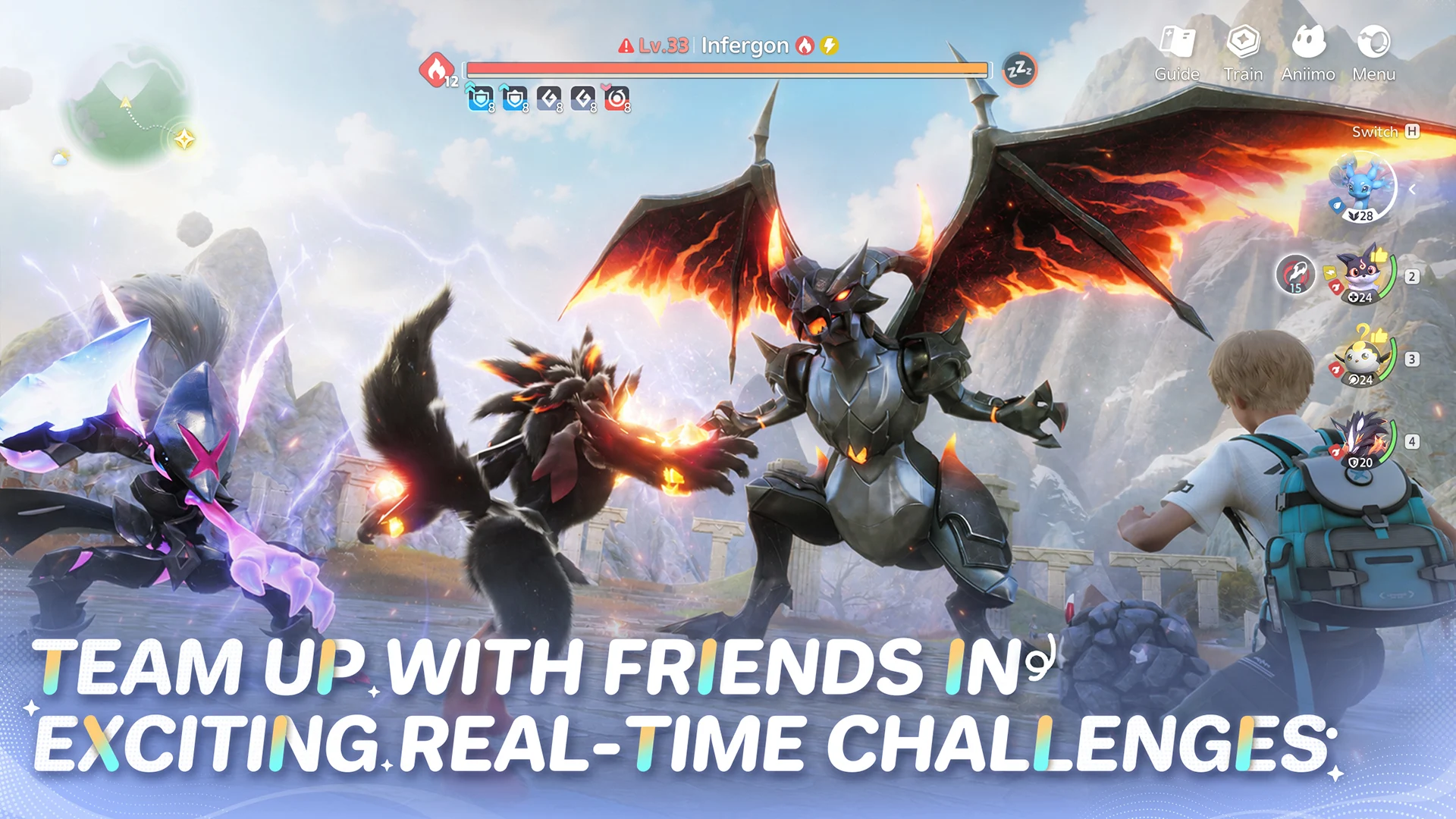 Multiplayer and Co-op, Team Up Real Time Challenges_Aniimo_Game Features