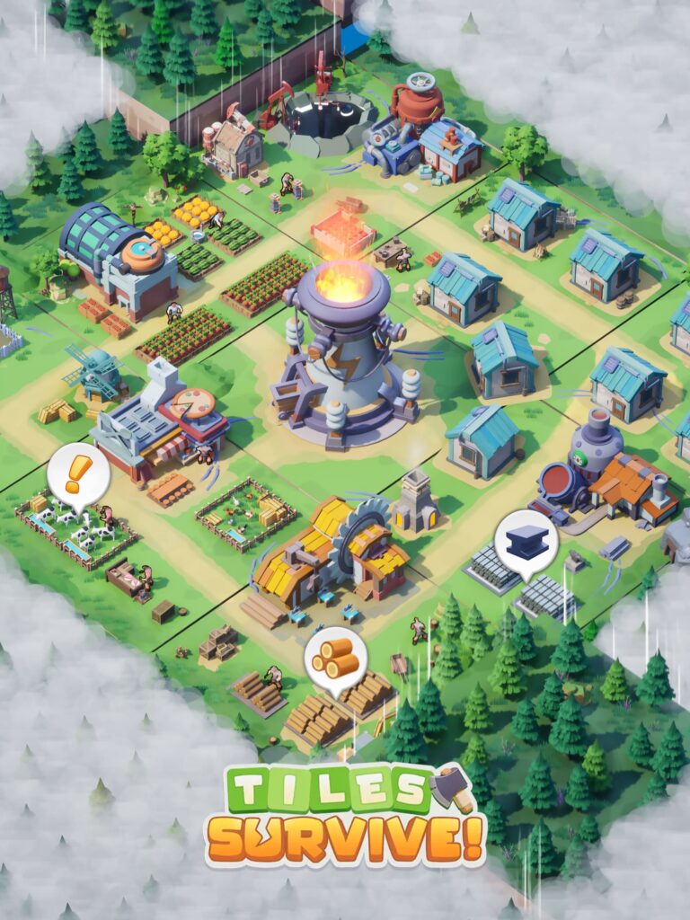 Tiles Survive, Key Visual II, Mobile Strategy Game, FunPlus