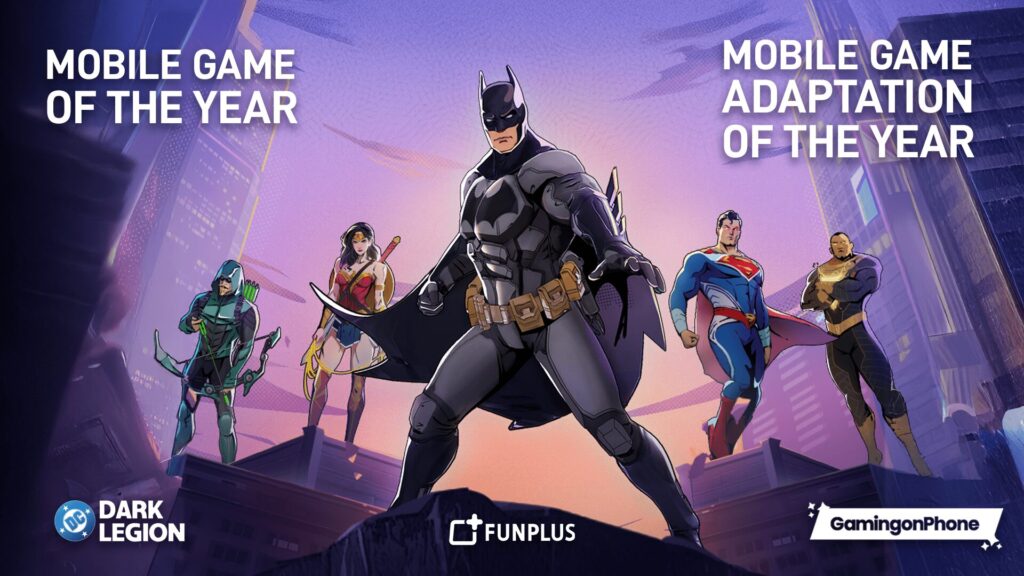 DC Dark Legion - FunPlus - GamingonPhone-Awards-2025-Mobile-Game-Adaptation-Of-The-Year-Mobile-Game-of-the-year