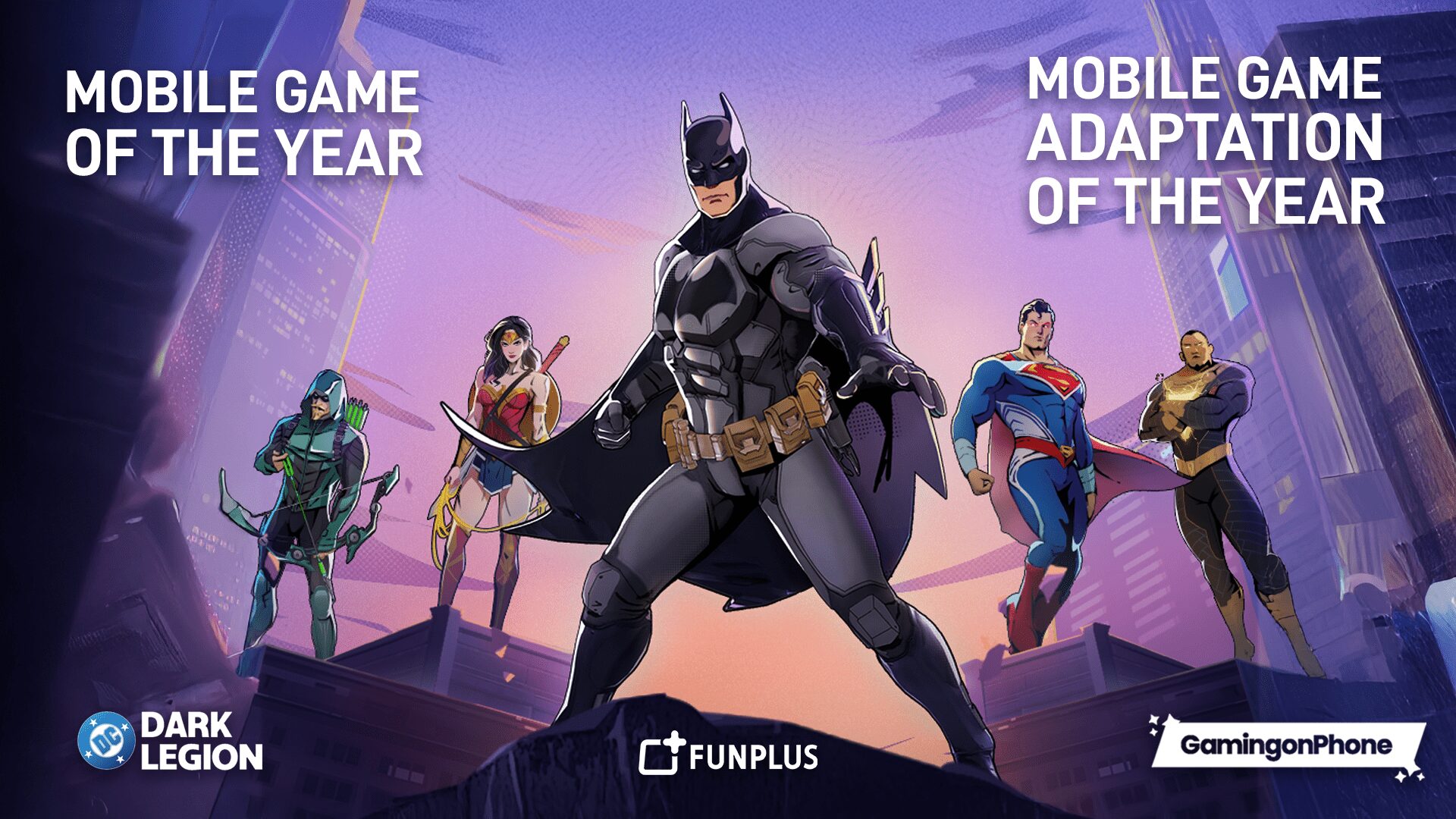DC Dark Legion - FunPlus - GamingonPhone-Awards-2025-Mobile-Game-Adaptation-Of-The-Year-Mobile-Game-of-the-year