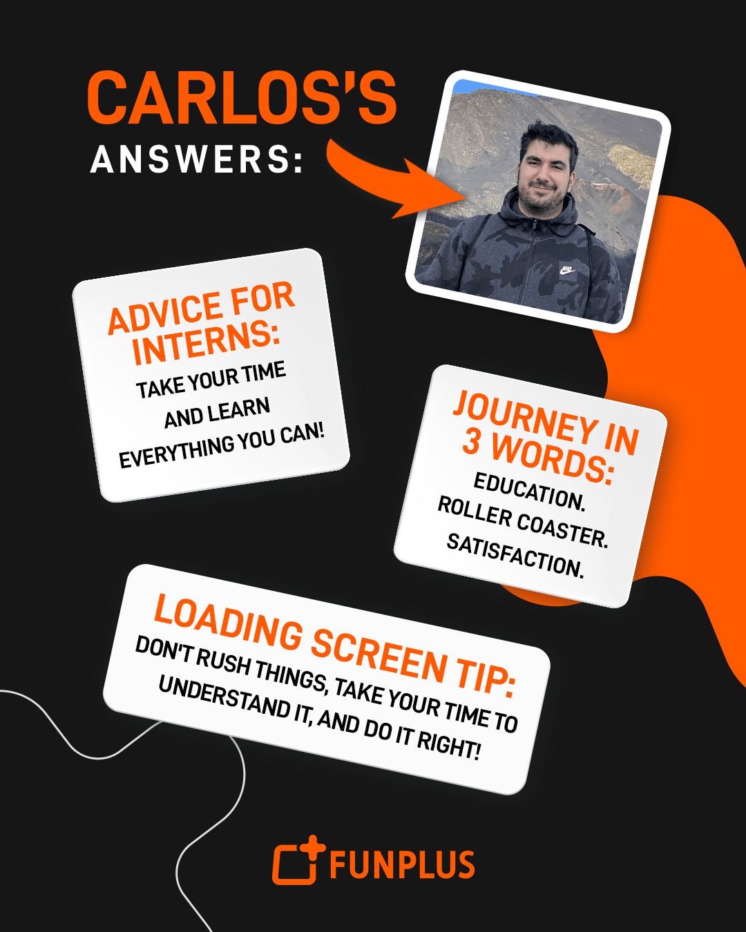 Carlos, Playable Ads Developer at FunPlus, discover his journey From Intern to full time team member_V_
