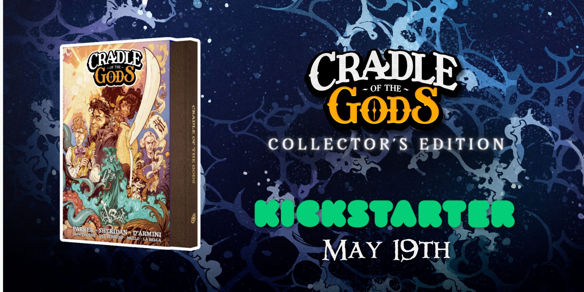 Cradle Of The Gods -Graphic Novel - Collectors Edition -Kickstarters Campaign Exclusive Collectors Edition-